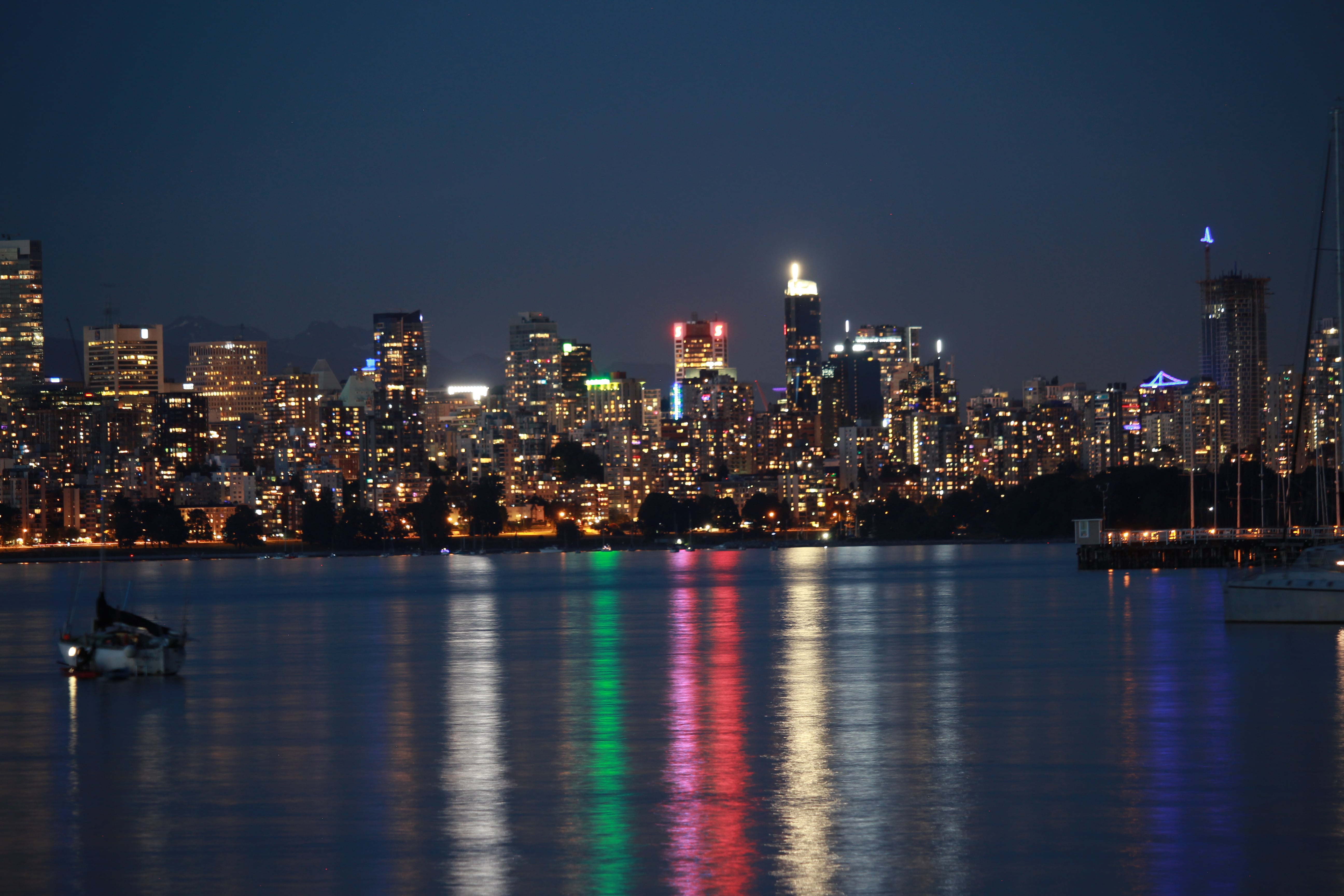 vancouver at night